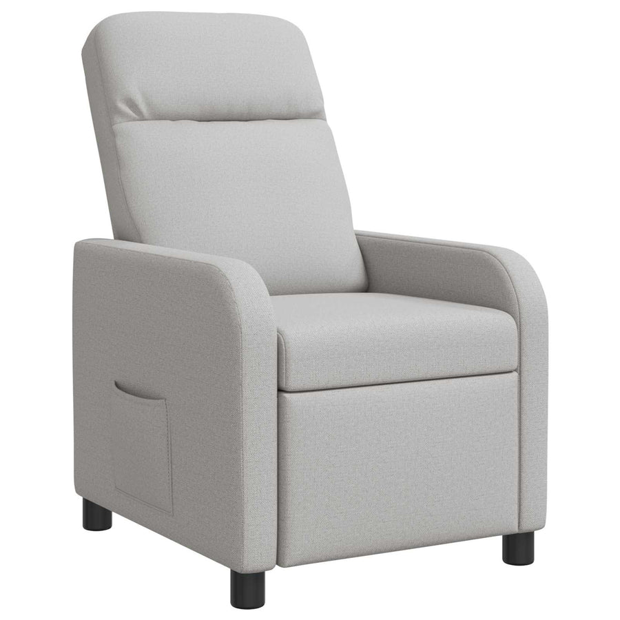 Relaxfauteuil Wolkengrijs Stof Wolkengrijze stof