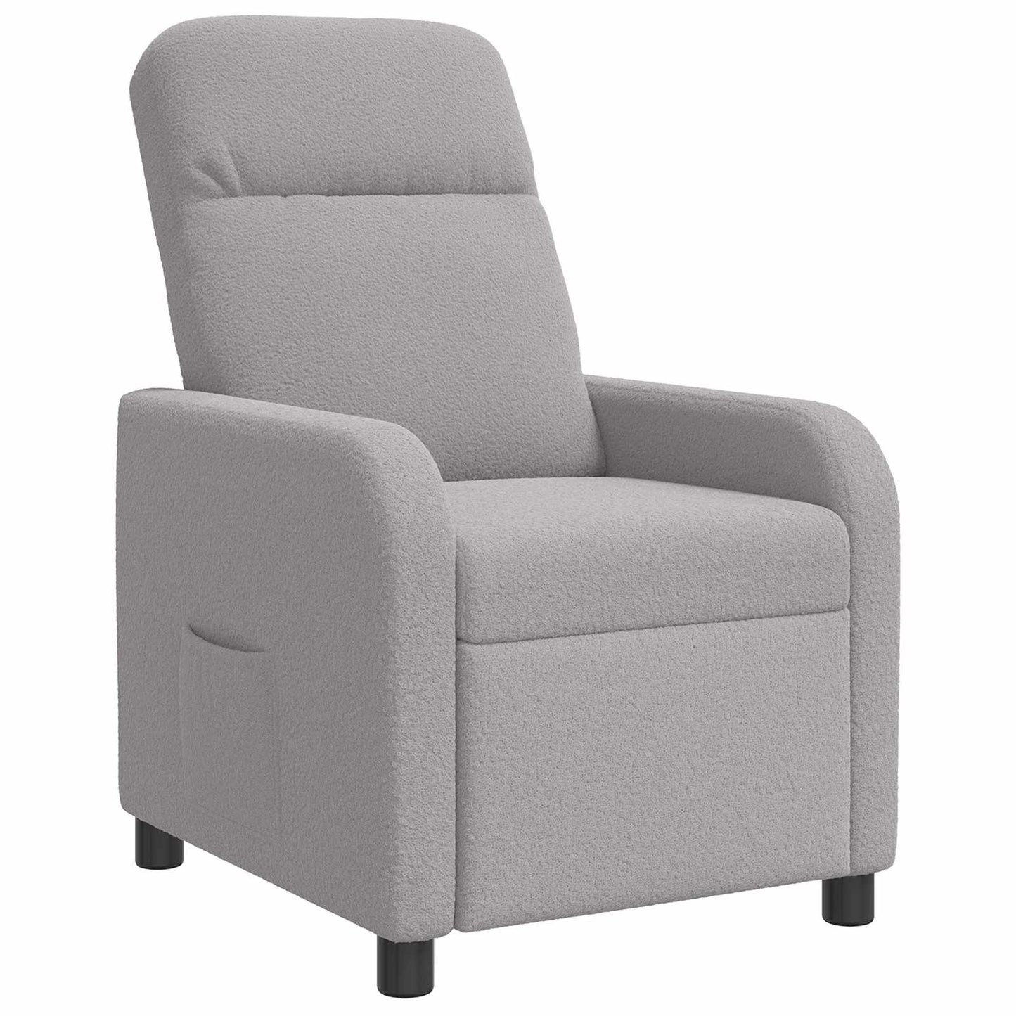 Relaxfauteuil Lichtgrijs Bouclé
