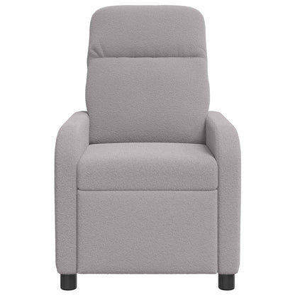 Relaxfauteuil Lichtgrijs Bouclé