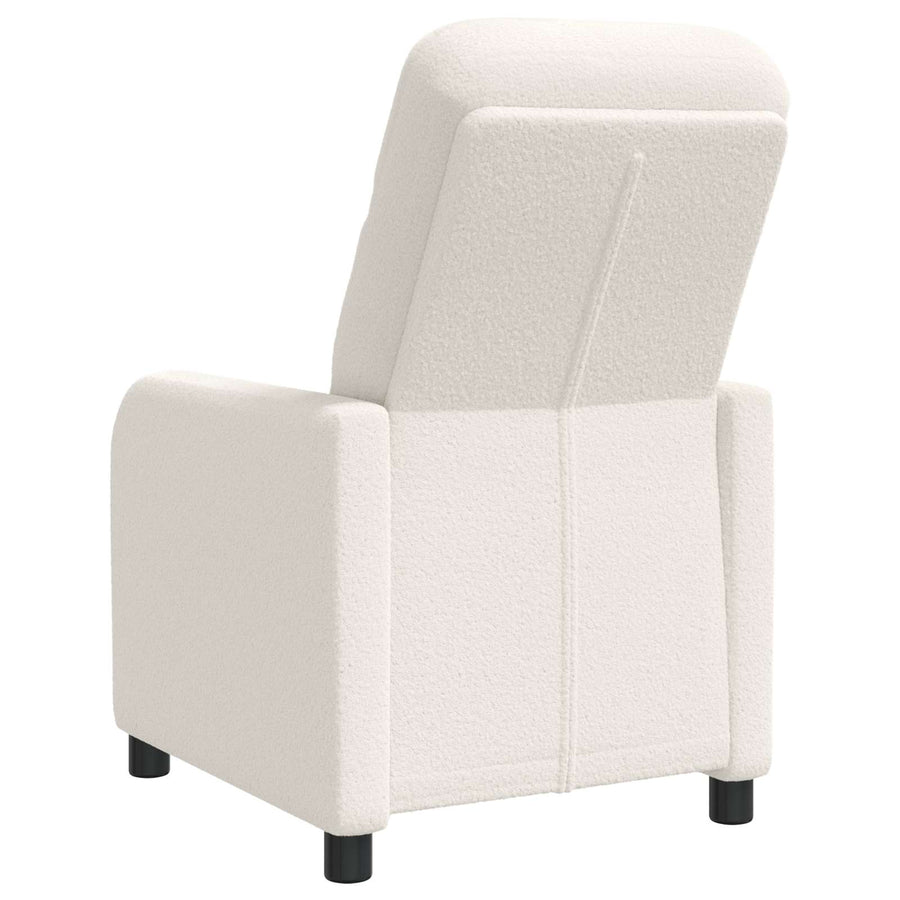 Relaxfauteuil Crèmekleurig Bouclé