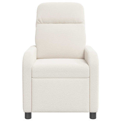 Relaxfauteuil Crèmekleurig Bouclé