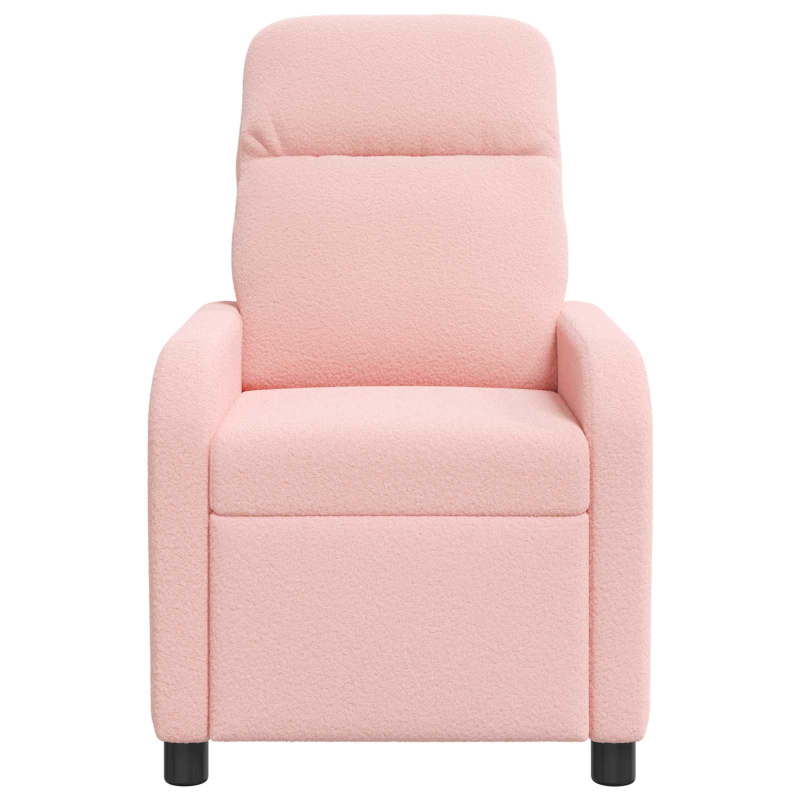 Relaxfauteuil Roze Bouclé