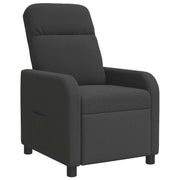Relaxfauteuil donkergrijs bouclé 66x95x100 cm