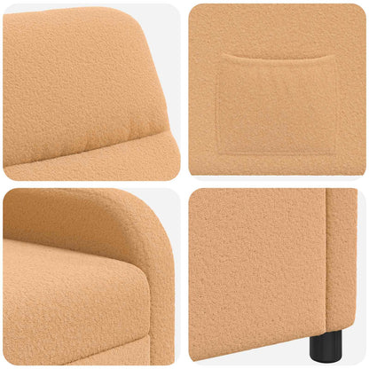 Relaxfauteuil Beige Bouclé