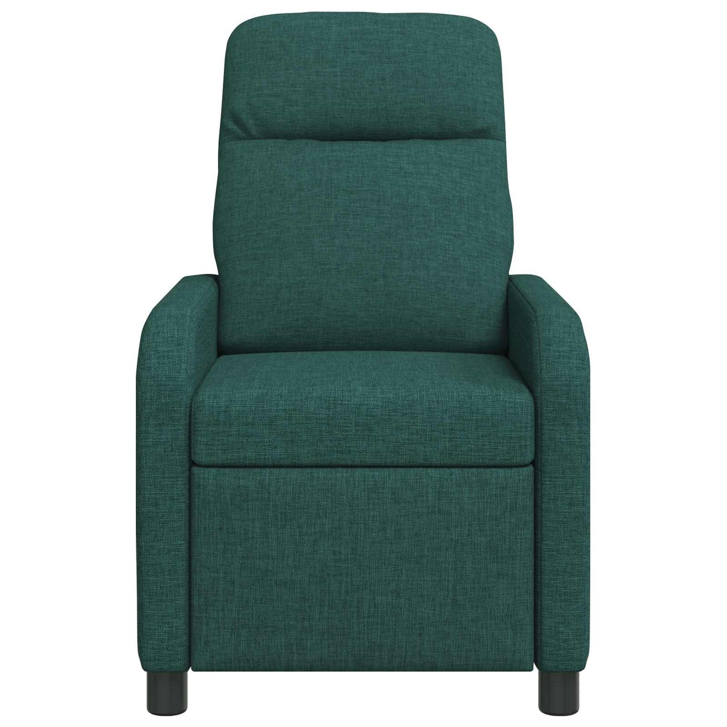 Massage Recliner Donkergroen Stof