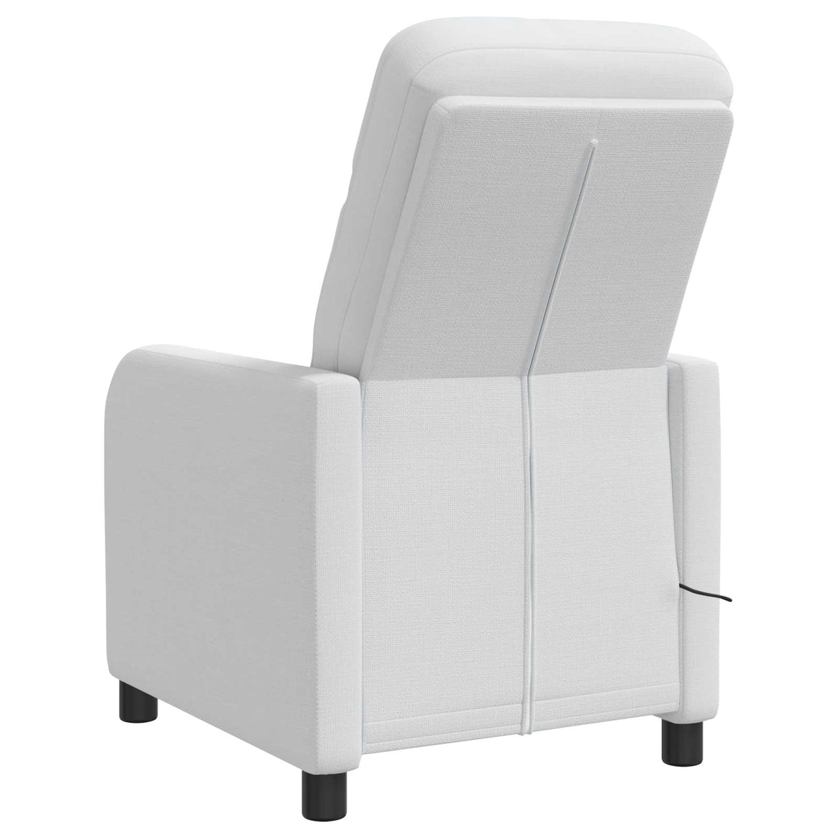 Massage Recliner Wit Stof