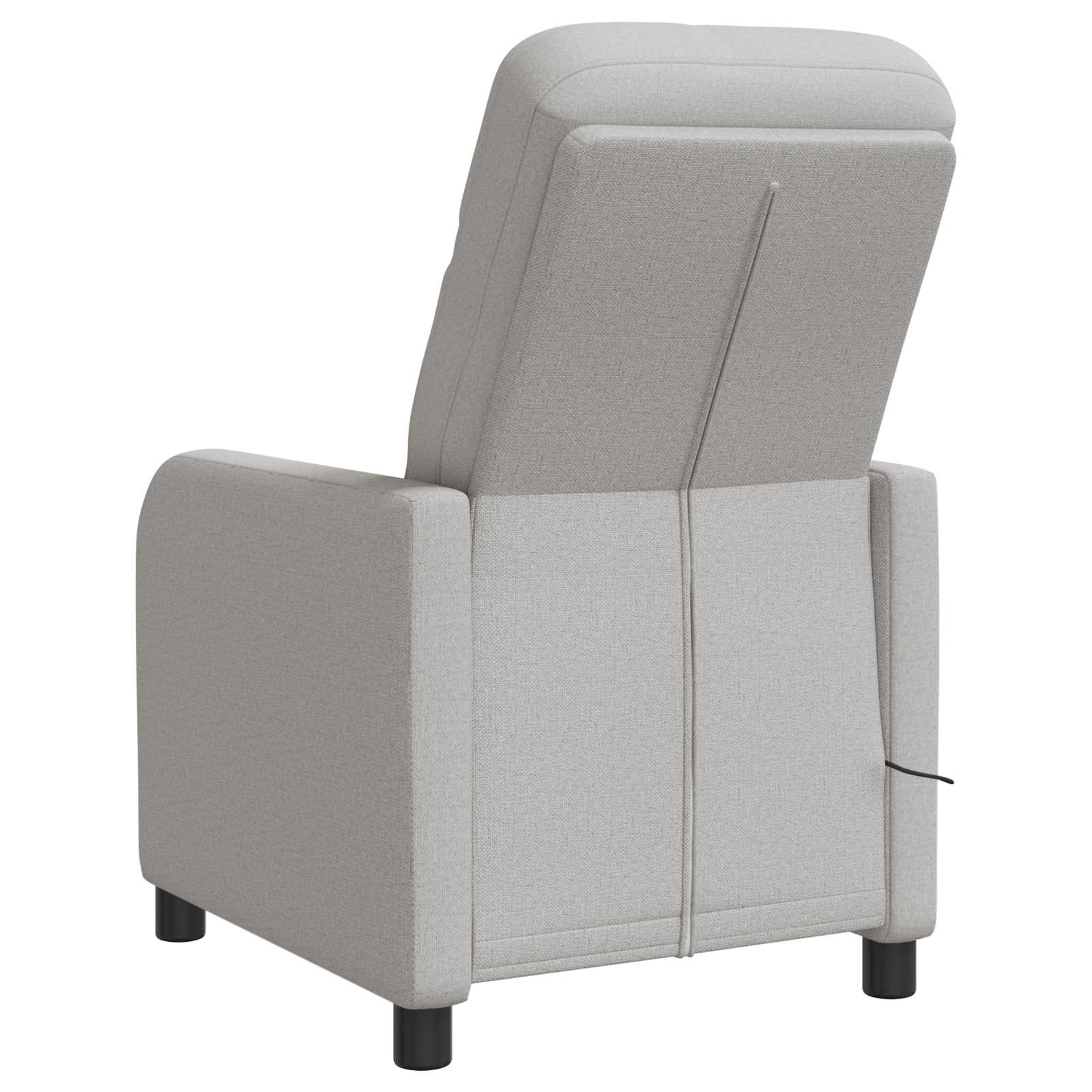 Massage Recliner Wolkengrijs Stof Wolkengrijze stof
