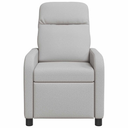 Massage Recliner Wolkengrijs Stof Wolkengrijze stof