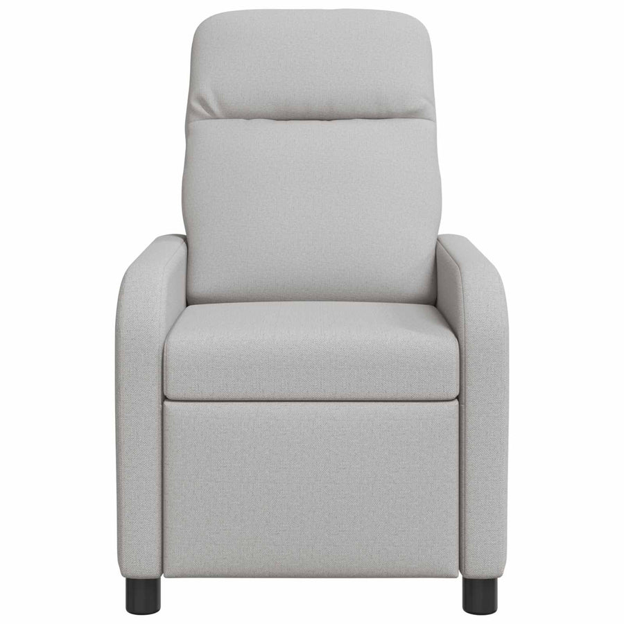 Massage Recliner Wolkengrijs Stof Wolkengrijze stof