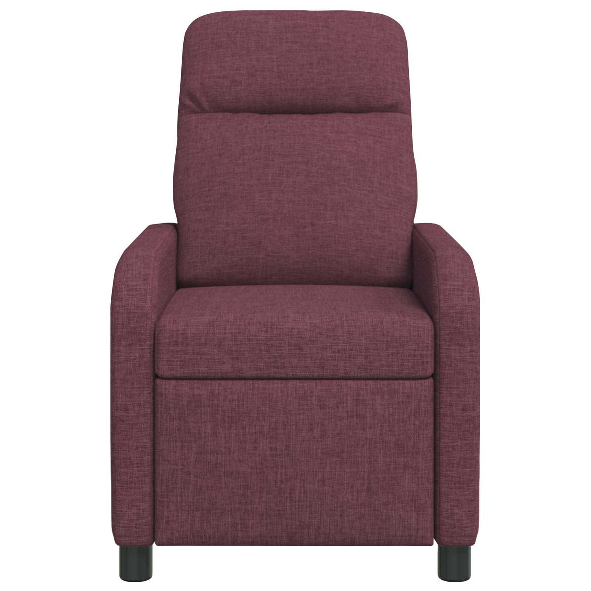 Massage Recliner Paars Stof