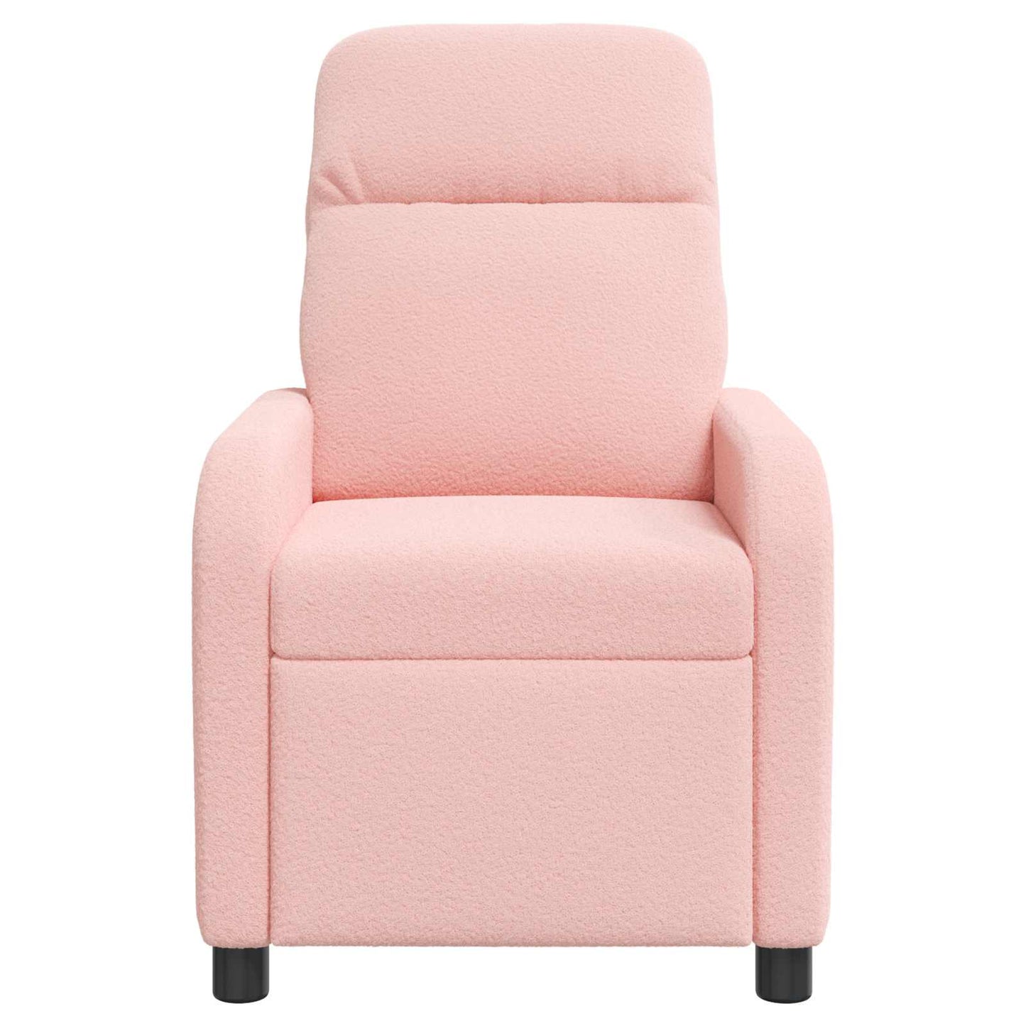 Massage Recliner Roze Bouclé