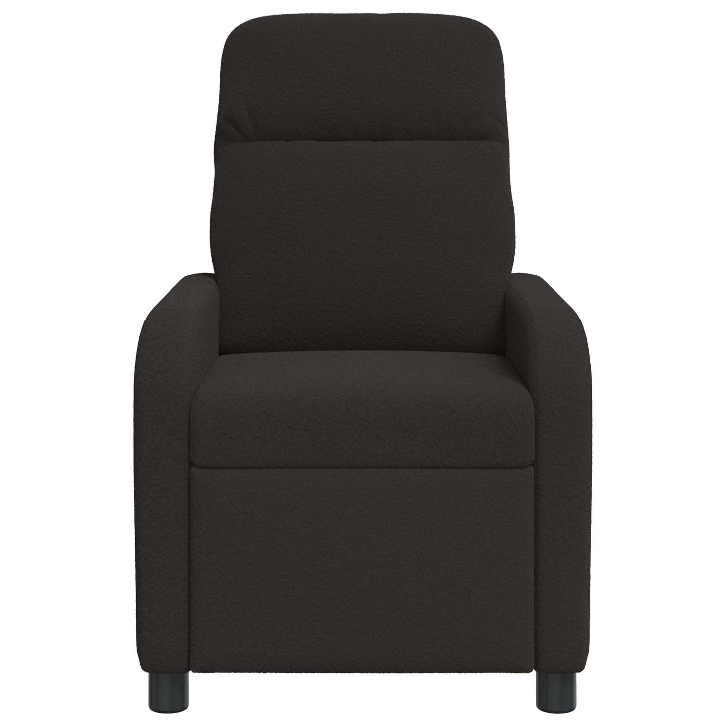 Massage Recliner Zwart Bouclé