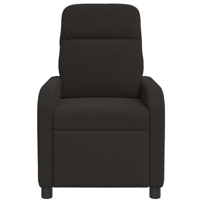 Massage Recliner Zwart Bouclé