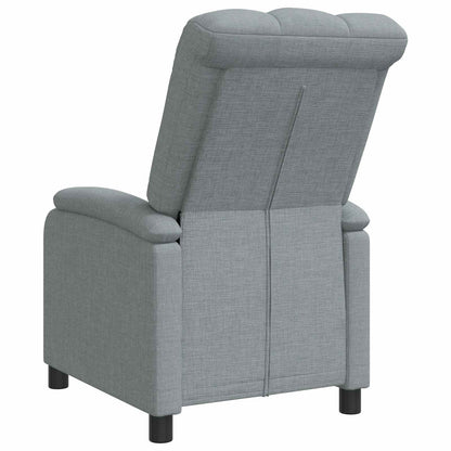 Relaxfauteuil Lichtgrijs Stof