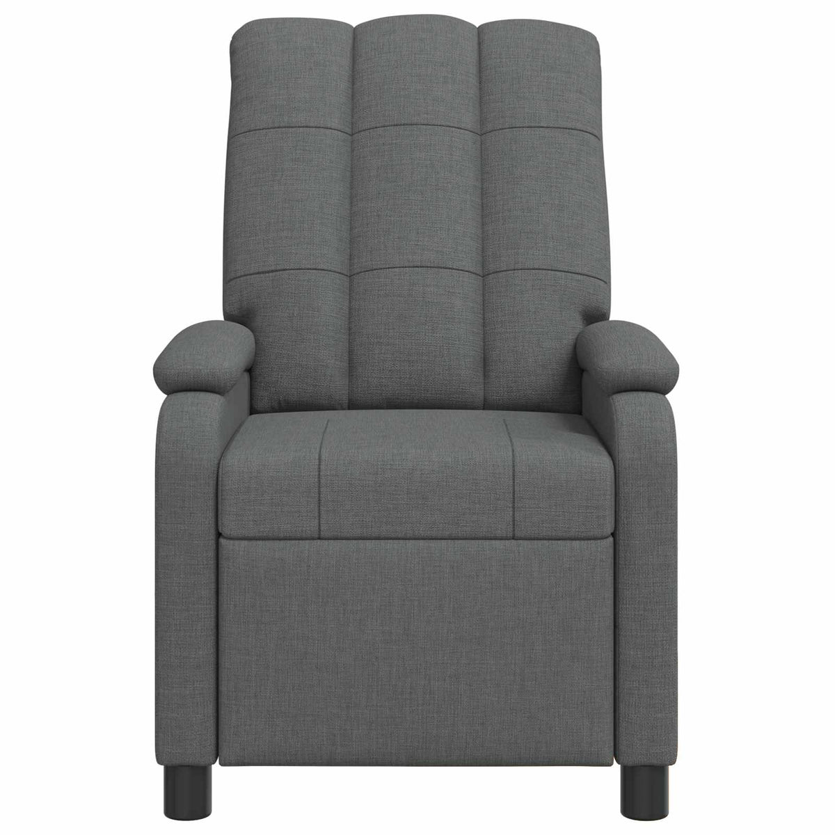 Relaxfauteuil Donkergrijs Stof