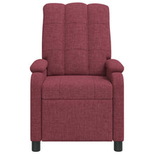 Relaxfauteuil Wijnrood Stof