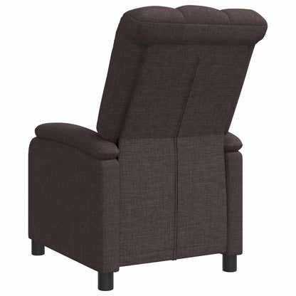 Relaxfauteuil Donkerbruin Stof