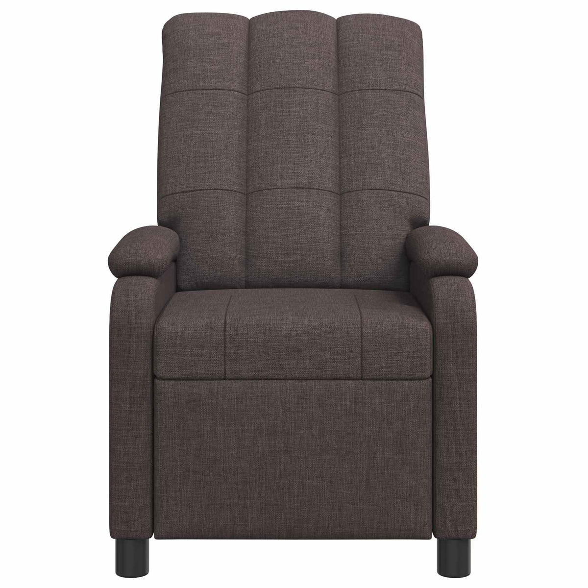 Relaxfauteuil Donkerbruin Stof
