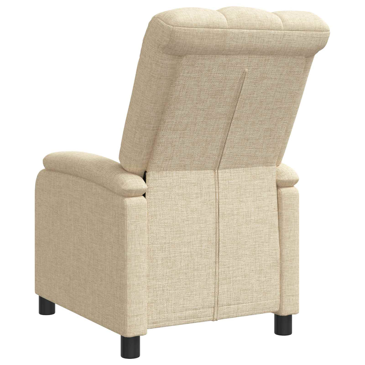 Relaxfauteuil Crèmekleurig Stof