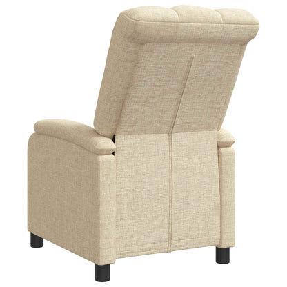 Relaxfauteuil Crèmekleurig Stof