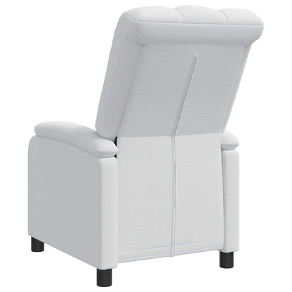 Relaxfauteuil Wit Stof
