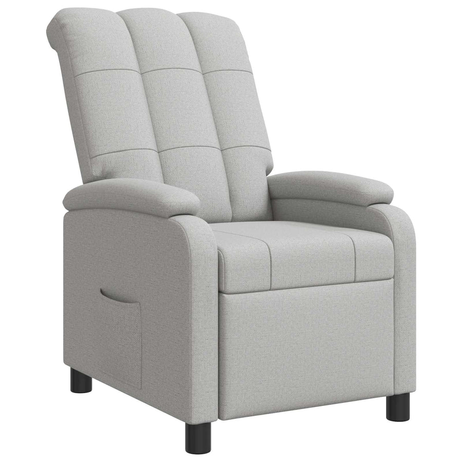 Relaxfauteuil Wolkengrijs Stof Wolkengrijze stof