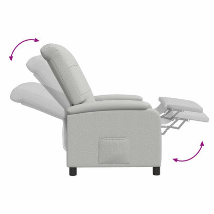 Relaxfauteuil Wolkengrijs Stof Wolkengrijze stof
