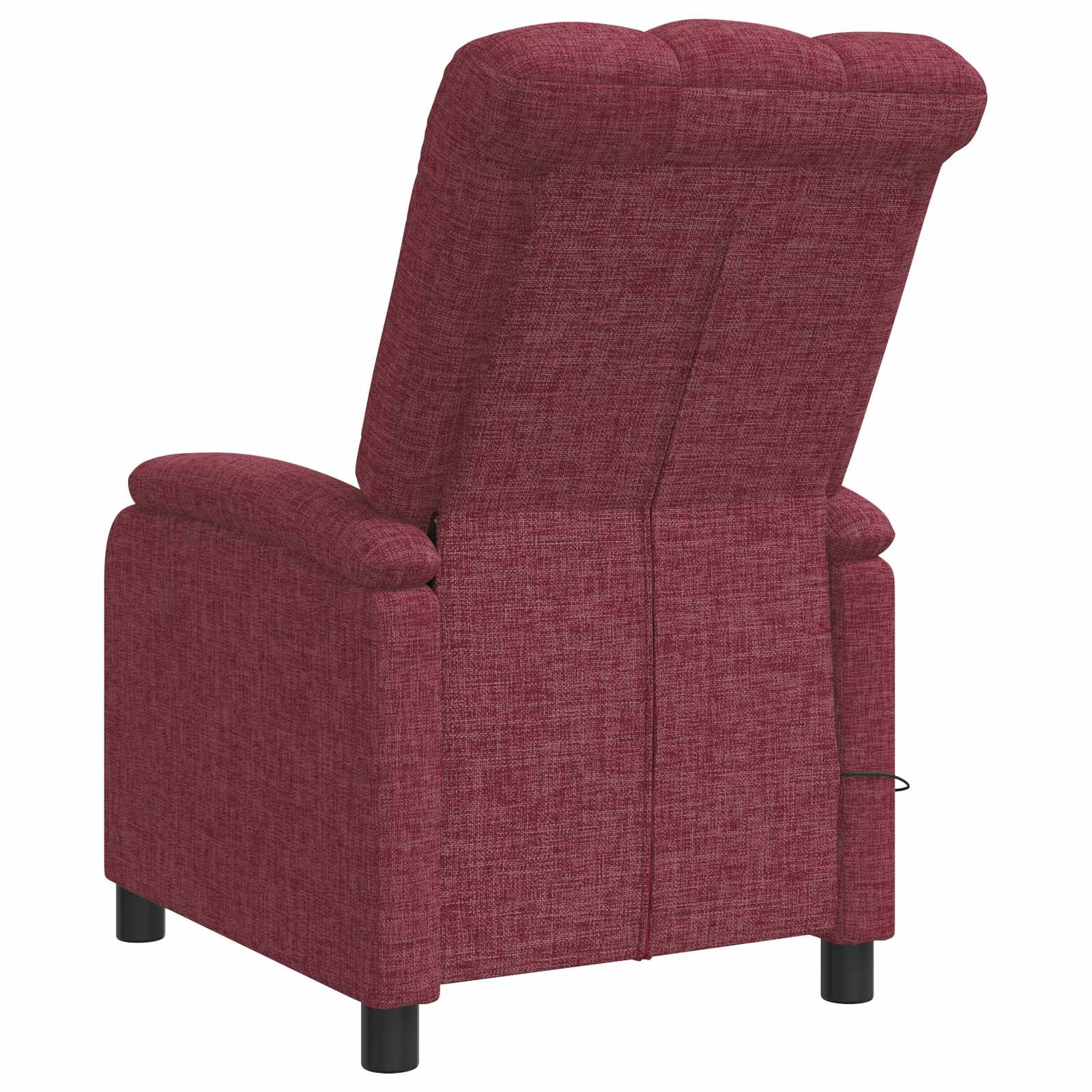 Massage Recliner Wijnrood Stof