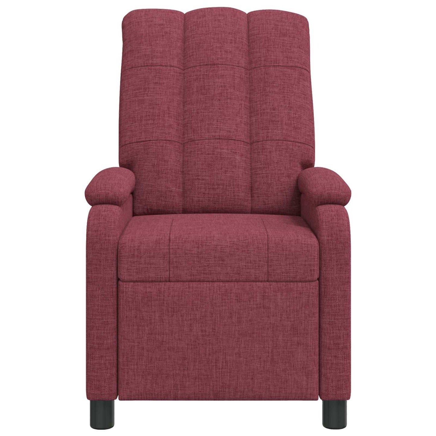 Massage Recliner Wijnrood Stof