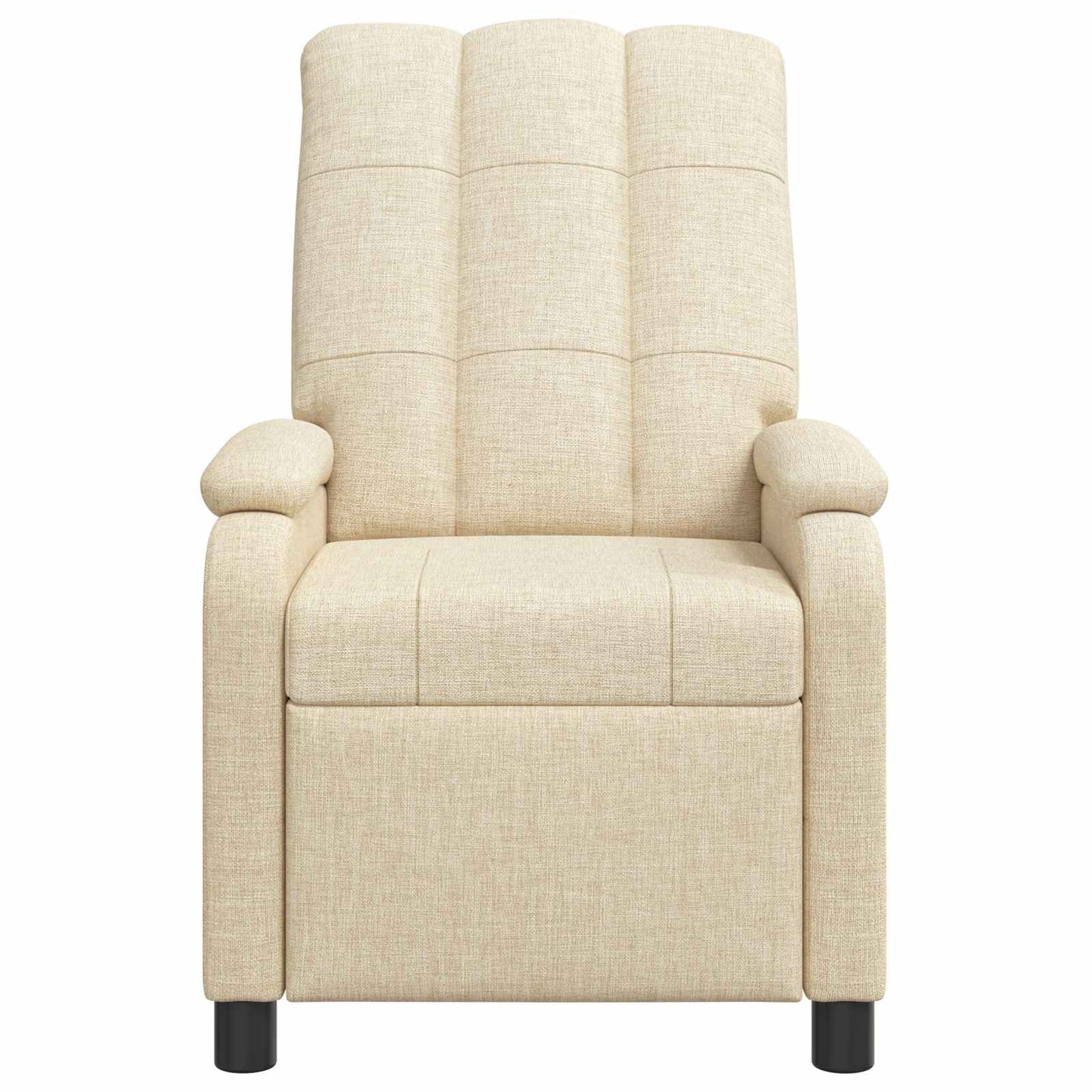Massage Recliner Crèmekleurig Stof