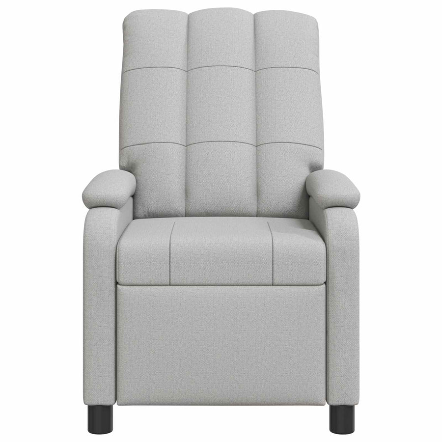 Massage Recliner Wolkengrijs Stof Wolkengrijze stof