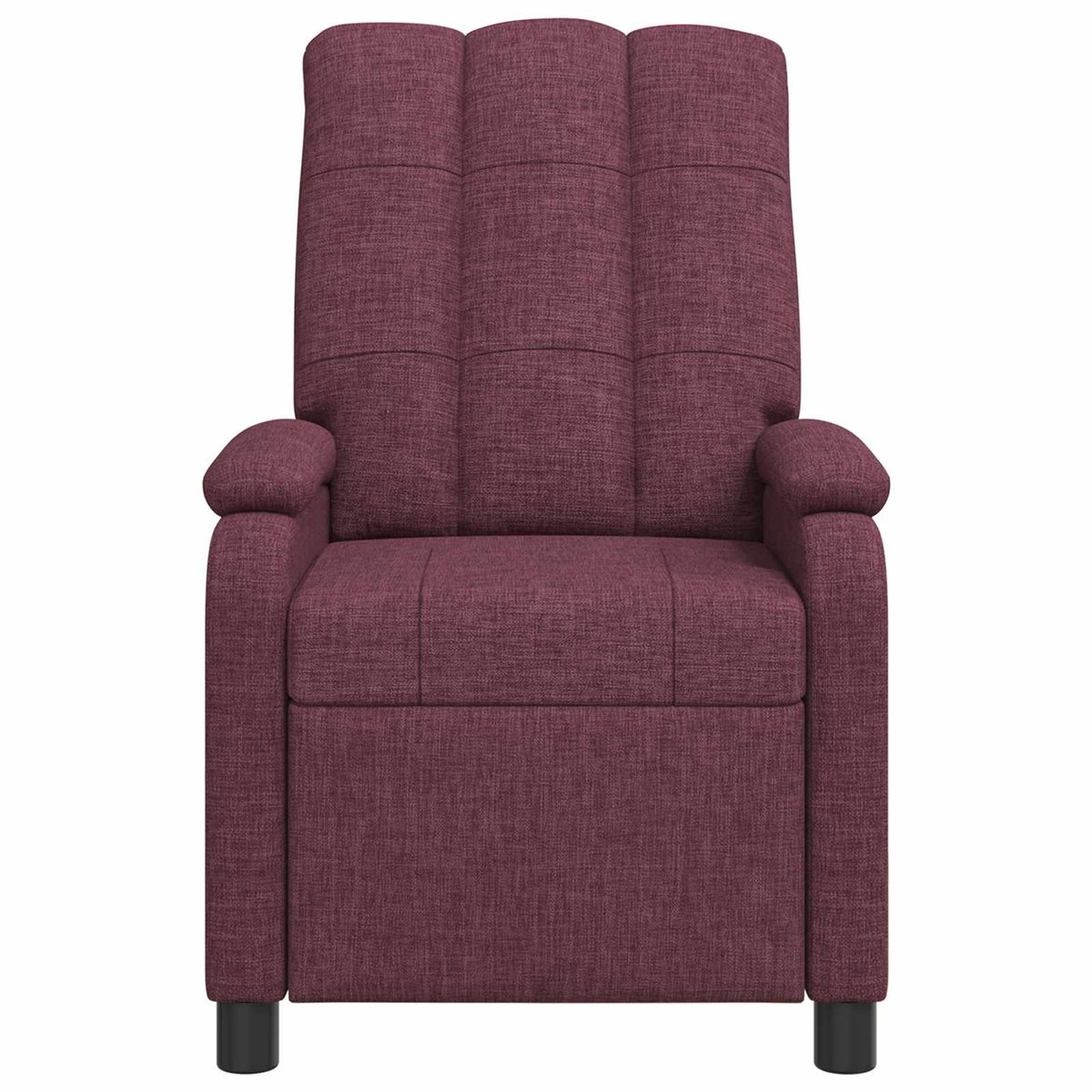 Massage Recliner Paars Stof