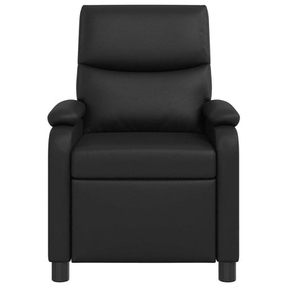 Relaxfauteuil Zwart Kunstleer