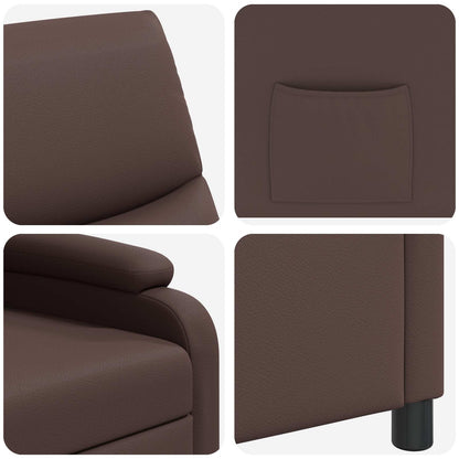 Relaxfauteuil Bruin Kunstleer