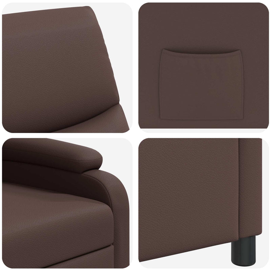 Relaxfauteuil Bruin Kunstleer
