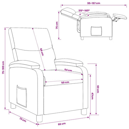 Relaxfauteuil Bruin Kunstleer