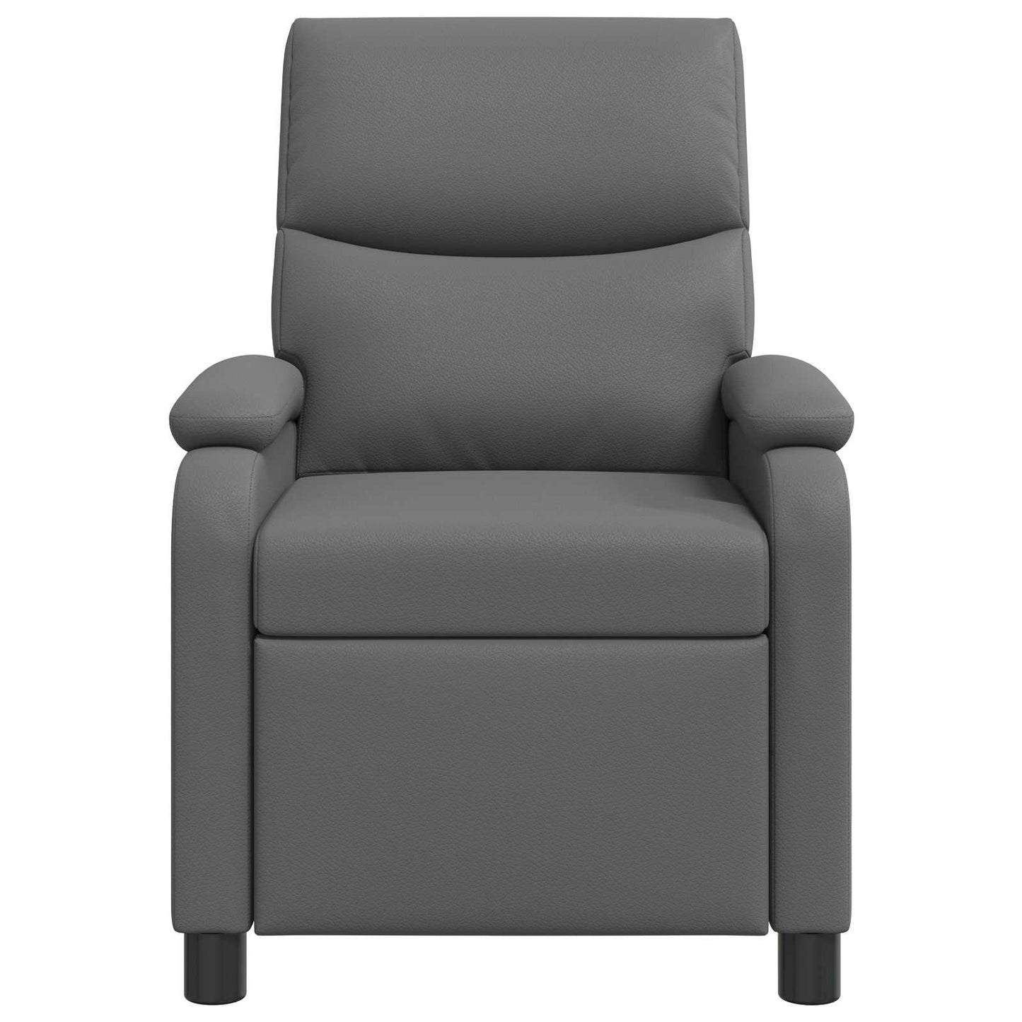 Relaxfauteuil Grijs Kunstleer