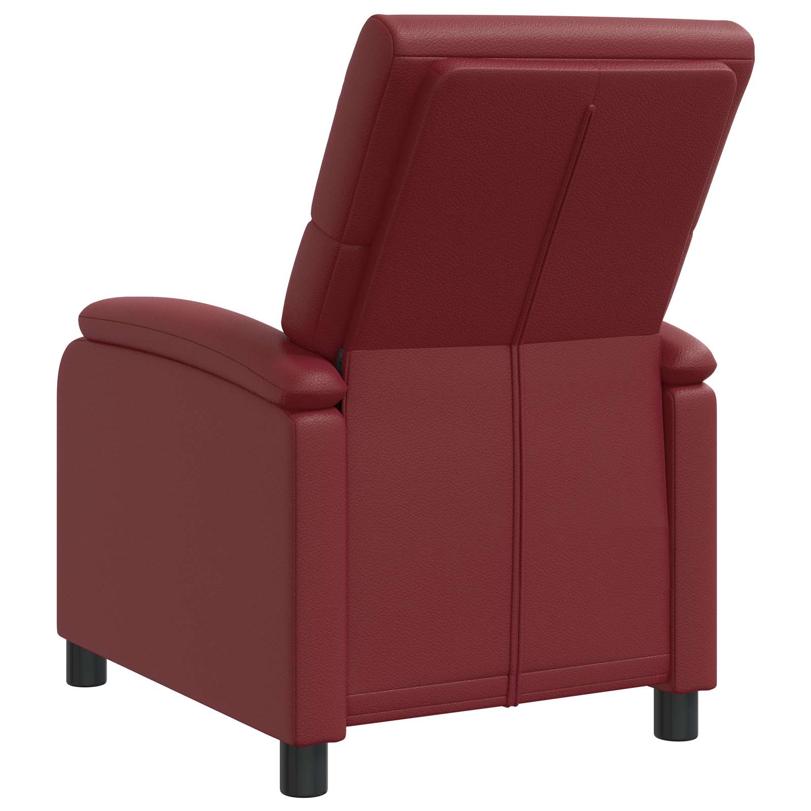 Relaxfauteuil Wijnrood Kunstleer