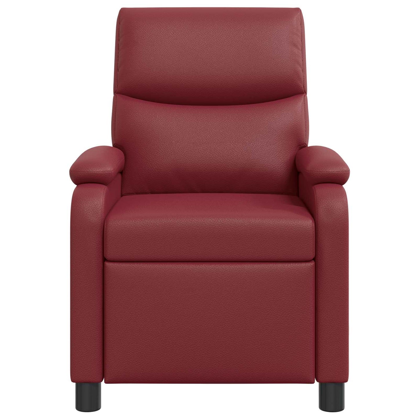 Relaxfauteuil Wijnrood Kunstleer
