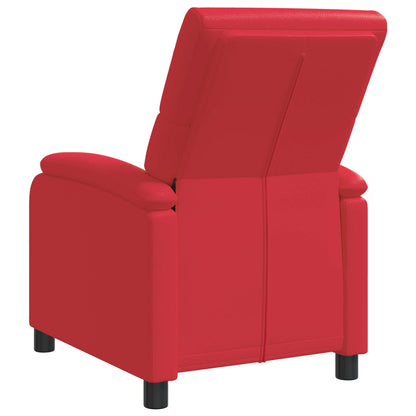 Relaxfauteuil Rood Kunstleer