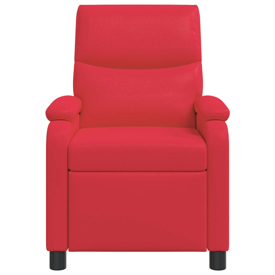 Relaxfauteuil Rood Kunstleer