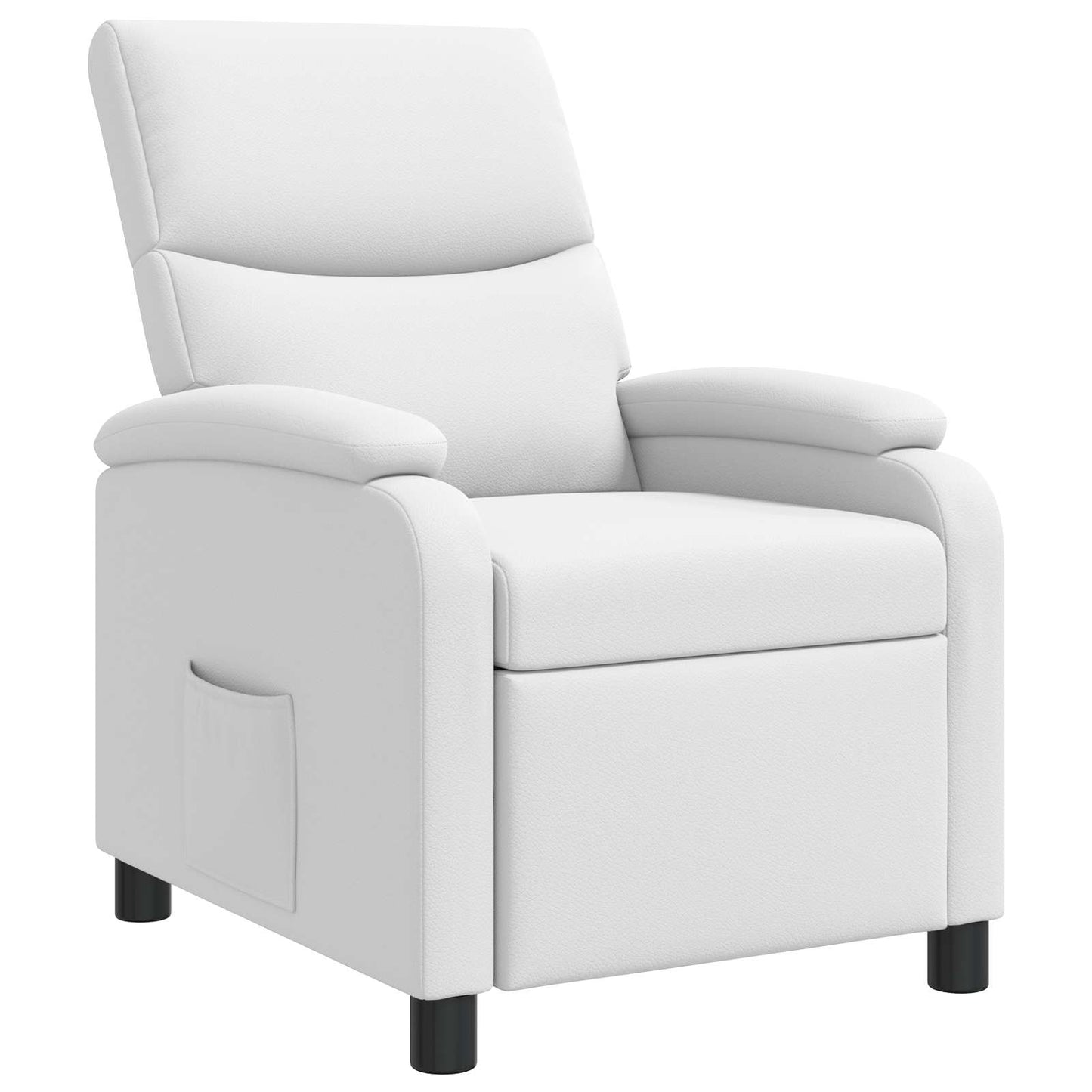 Relaxfauteuil Wit Kunstleer