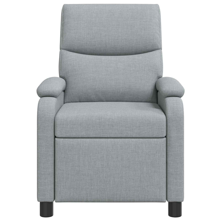 Relaxfauteuil Lichtgrijs Stof