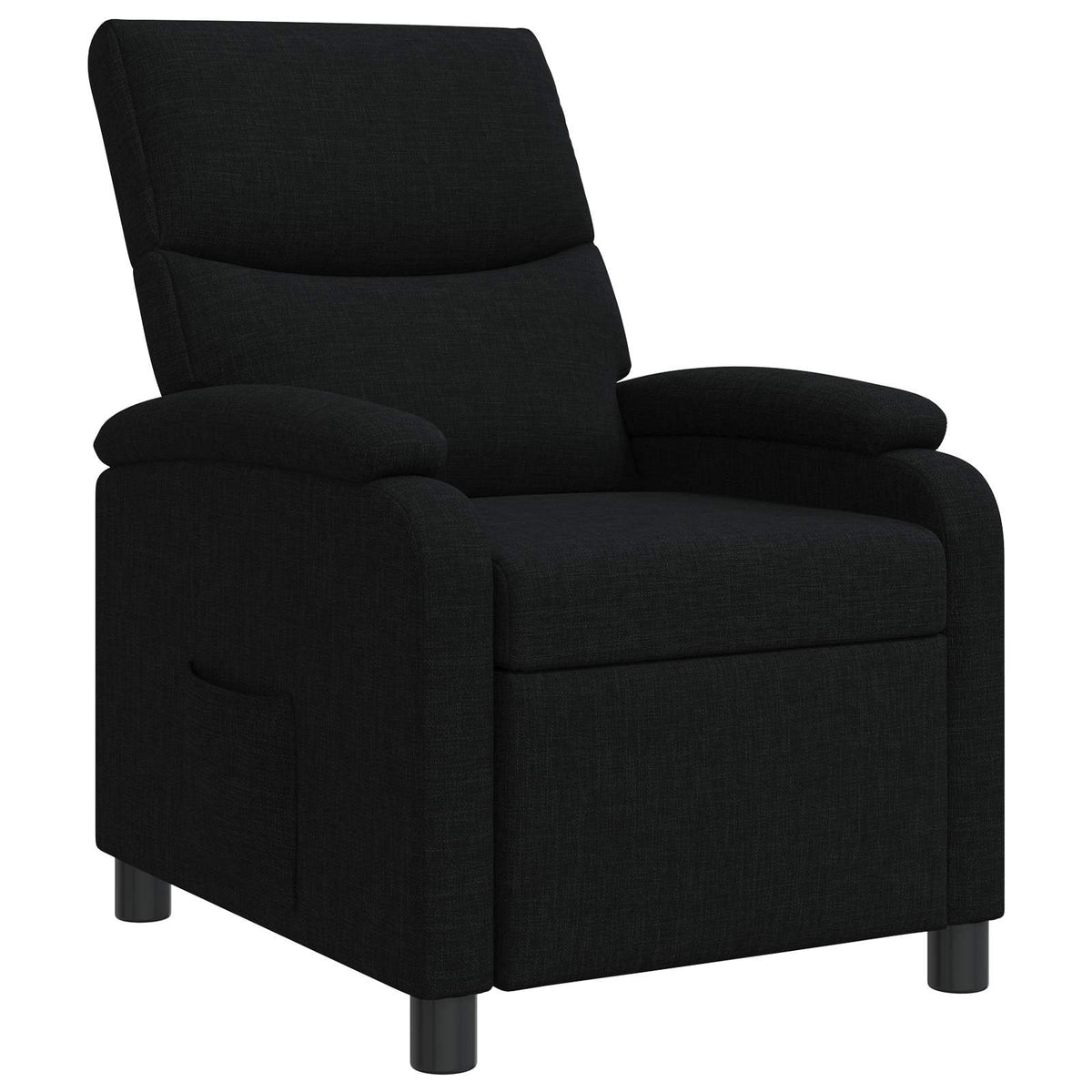 Relaxfauteuil Zwart Stof