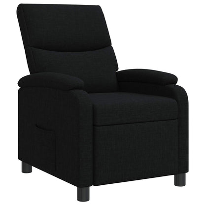 Relaxfauteuil Zwart Stof
