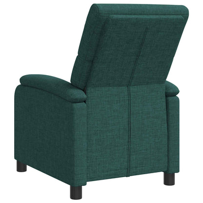 Relaxfauteuil Donkergroen Stof