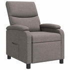 Relaxfauteuil taupe stof 66x95x100 cm