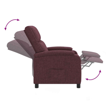 Relaxfauteuil Paars Stof
