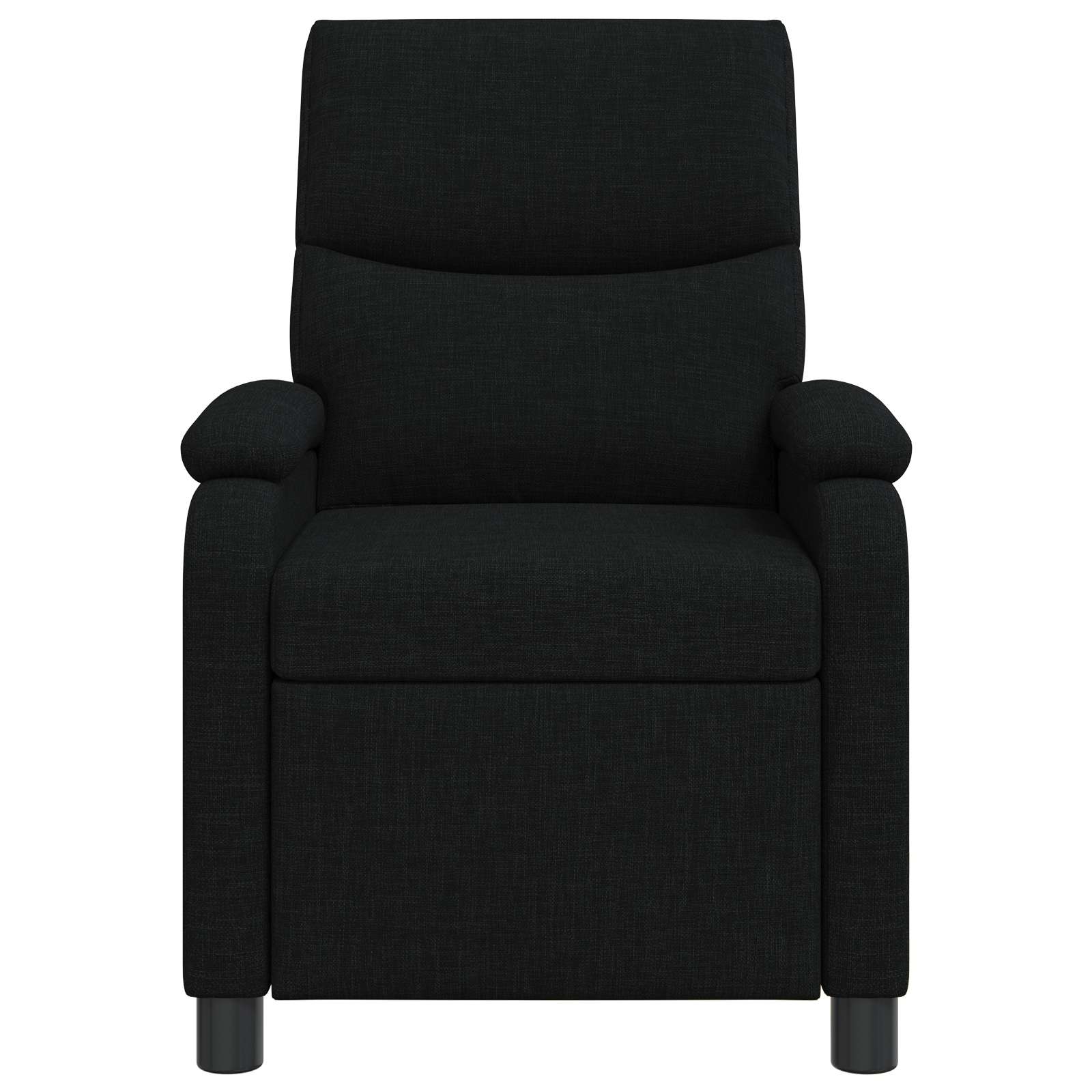 Massage Recliner Zwart Stof