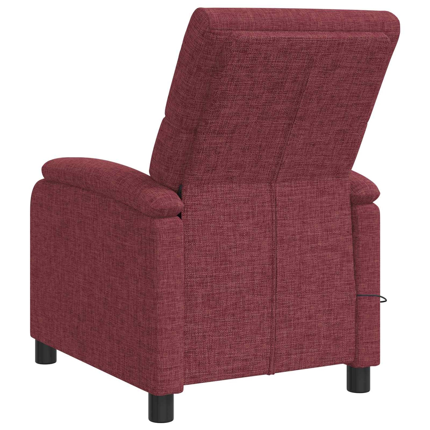 Massage Recliner Wijnrood Stof